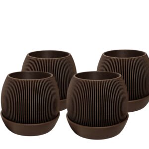 Kit com 4 Vasos com bandeja